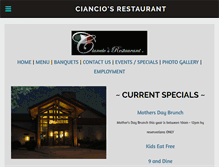 Tablet Screenshot of ciancio.us